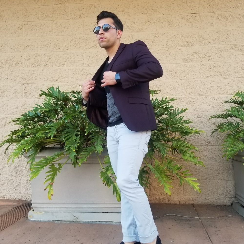 Burgendy Blazer